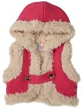 Roxy Kids Girls 2-6X Snowfall Reversible Vest With Faux Fur Trim