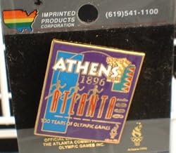 Day Athens 1896 100 Years - 1996 Atlanta Olympic Pin