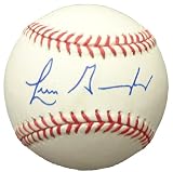 Luis Gonzalez Autographed Official Major League Baseball W/PROOF, Picture Of Luis Signing For Us, 2001 World Series Champion, Arizona Diamondbacks, 2001 World Series Champions, Houston Astros, Chicago Cubs, Detroit Tigers, Los Angeles Dodgers, Florida Marlins