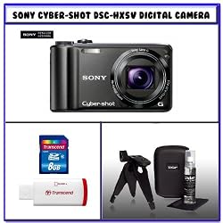 Sony DSC-HX5V 10 2MP CMOS Digital Camera Starter Bundle Pack 1