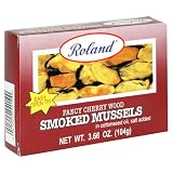 Roland Cherrywood Smoked Mussels, 3.66-Ounce Box (Pack of 20)