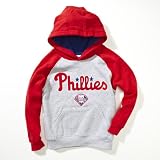 Majestic Philadelphia Phillies Toddler Ash Color Block Hoody (3T)