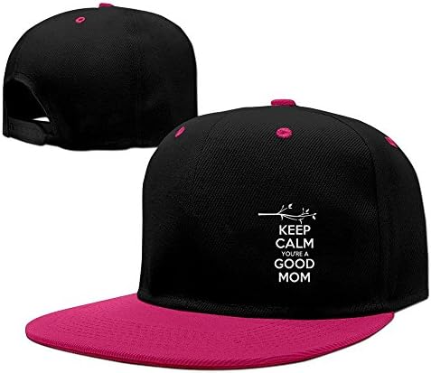 Laie0e Men's Keep Calm Good Mom Hip Hop Baseball Caps.
