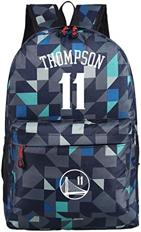 WISHOT Klay Thompson Golden State Warriors Backpack Schoolbag