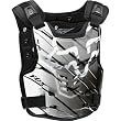 Fox Racing Proframe LC Future Men's Roost Deflector MX/Off-Road/Dirt Bike Motorcycle Body Armor - White/Black