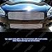 APS Compatible with Nissan Maxima 2009-2014 Main Upper Lower Bumper Stainless Steel SS Chrome Billet Front Grill Grille Insert Combo N87774A