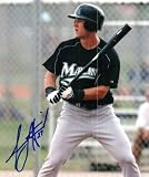 Autographed/Hand Signed 8x10 8x10 Photo Jeremy Hermida Florida Marlins