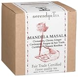SerendipiTea Mandela Masala, Cinnamon, Cloves, Ginger, Cardamom, Pepper & Organic Rooibos Tea, 4-Ounce Boxes (Pack of 2)