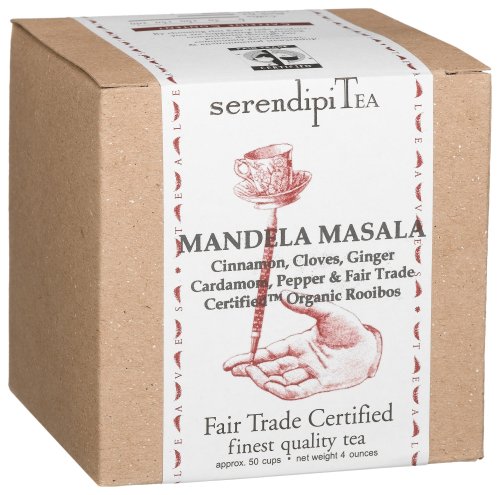 SerendipiTea Mandela Masala, Cinnamon, Cloves, Ginger, Cardamom, Pepper & Organic... by SerendipiTea