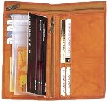 Checkbook Holder with Secure Zippers - Style 602CF