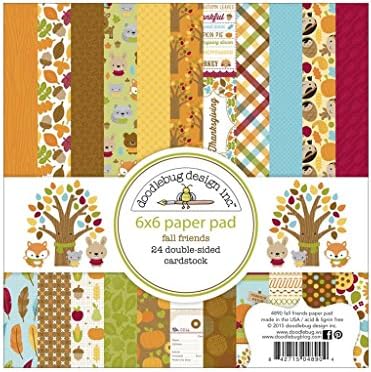 Doodlebug Designs Fall Friends 6x6 Paper Pad