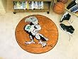 Eastern Michigan Eagles 29" Round Basketball Floor Mat (Rug)