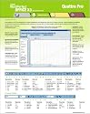 Corel Quattro Pro X3 Quick Reference Card - Handy Durable Tri-Fold Corel QuattroPro X3 Tips & Tricks Guide. 6 Total Pages. Stores Easily. Ultimate Reference for Shortcuts, Tips & Cheats for Corel Quattro Pro X3 Spreadsheet (Software Quick Reference Cards)