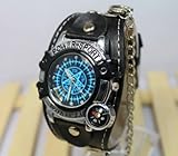 Black Butler Ceil Contract Watch Leather Quartz Cosplay Unisex