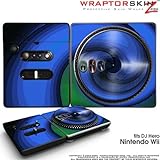 DJ Hero Skin Alecias Swirl 01 Blue fits Nintendo Wii DJ Heros (DJ HERO NOT  ....