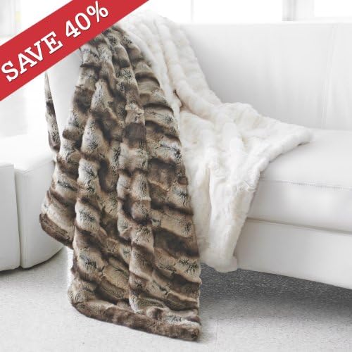 Seduction Wrapture Faux Fur Throw (Cream)