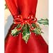 Lenox Gold Holiday Ribbon Enameled Christmas Napkin Rings, Set of 4