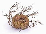 Pack of 6 Spring Serenity Flourishing Brown Decorative Twig Birds Nests 12
