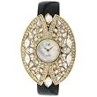 Charles Winston Women's Cubic Zirconia Accented Watch #WS0281-CZ-BK
