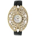 Charles Winston Women's Cubic Zirconia Accented Watch #WS0281-CZ-BK