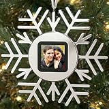 Review Brookstone  / Snowflake Digital Photo Ornament