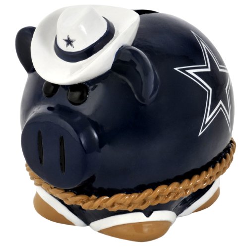 NFL Dallas Cowboys Resin Large Thematic Piggy Bank NFL Dallas Cowboys Resin Large Thematic Piggy Bank