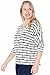 Plus Size Womens Anchor Print Stripe Knit Tee