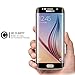 G-WACK Curved Full Coverage Tempered Glass Screen Protector for Samsung Galaxy S6edge (Black)