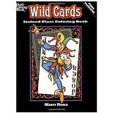 Wild Cards Stained Glass Coloring Bookby Marty Noble