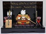 五月人形木目込み子供大将　大里彩作　木目込大将飾り　6-8324　