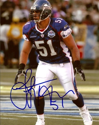 Lofa Tatupu Autographed/Hand Signed 8x10 Seahawks Pro Bowl Photo MCS COA