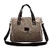 Unisex Vintage Canvas Gym Bag Sports Duffel Tote Travel Luggage Carry on Zebella