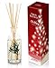 Urban Naturals Cranberry & Pine Holiday Wreath Reed Diffuser with Real Pine Needles | Holly Berry & Frosted Fir Needles | Home Gift Idea. Vegan.