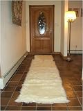 Greek Flokati 1300gram Hand Woven Wool Rug 2'1x7'10 (Natural White)