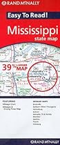 Rand McNally Easy to Read! Mississippi State Map