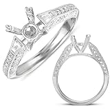 14k .42 Dwt Diamond White Gold Engagement Ring - JewelryWeb