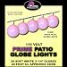 Outdoor Patio Lights Backyard Party Light String White Globes