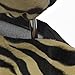 BDK Beige Zebra Seat Covers & Floor Mats Set Fur Print Complete - Full Set, Universal Fit