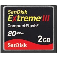 SanDisk SDCFX3-2048-901 2 GB Extreme III CompactFlash Card (Retail Package)