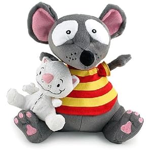 Toopy and Binoo Plush Doll, Grey/White