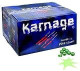 Sporting Goods : Karnage Rip Paintballs - 2000 Rounds - Green Fill