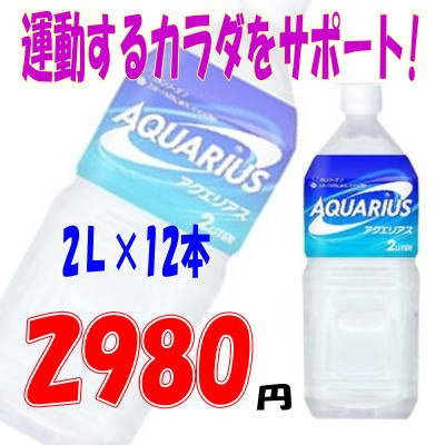 アクエリアス　２Ｌ　１２本セット