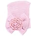 FEITONG Newborn Baby Girl Cute Pretty Bow Flower Pearl Hospital Hat