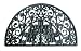 Somerset Half-Circle Cast Aluminum Doormat, Black
