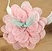 DANMY Baby Girl Super Stretchy Headband Big Lace Petals Flower Baby Hair Band Newborn Hair Accessories(4PCS)