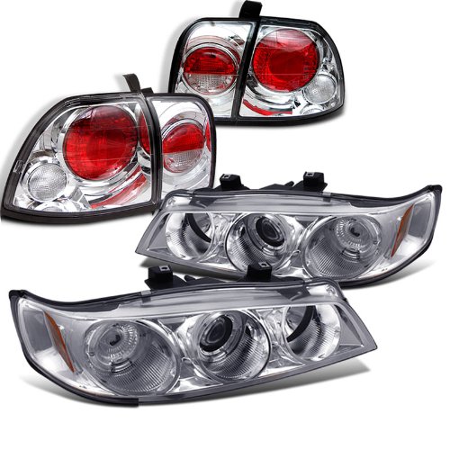 Rxmotoring 1996 Honda Accord Headlights Projector Tail Light Konoanoonenora