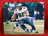 Kevin Curtis Autographed Philadelphia Eagles 8x10 Photo, Proof Photo of Kevin Signing for Us.