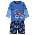 Toddler Boys' Just One Year 2pc Long-sleeve Monster Truck PJ Set - Blue