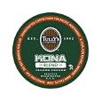 Tully's Coffee Kona Blend, K-cups for Keurig Brewers, 24-Count Boxes (Pack of 2)