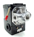 エアーコンプレッサー 0.8Mpa 補修 修理 交換 用 サイドスイッチ型 圧力スイッチ 4ポート